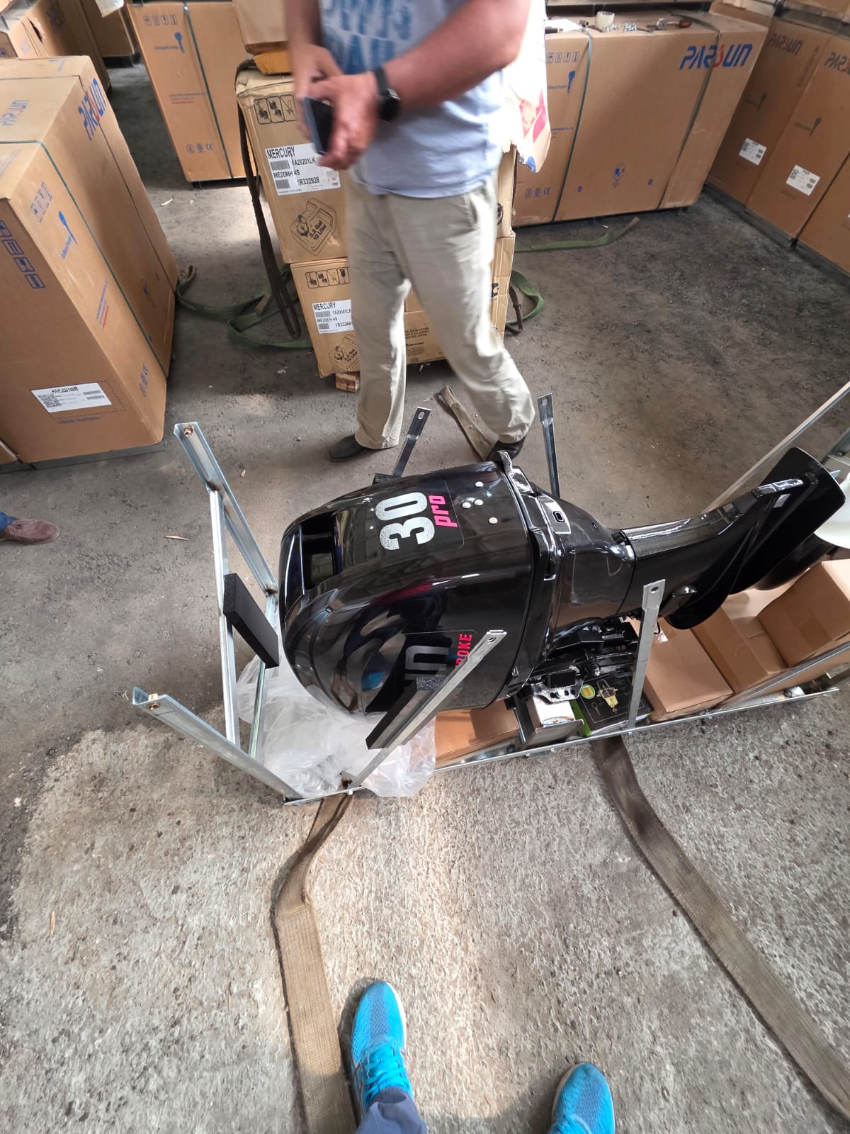 Лодочный мотор PARSUN F30FEL-T-EFI PRO 40 л.с. четырехтактный