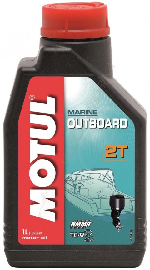 Моторное масло для 2-х тактных двигателей Motul outboard 2T минеральное